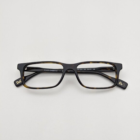 🕶️Made in Italy! Dolce&Gabbana DD1244 502 Eyeglasses 53/16/140 | ALI809🕶️​ - Picture 1 of 9